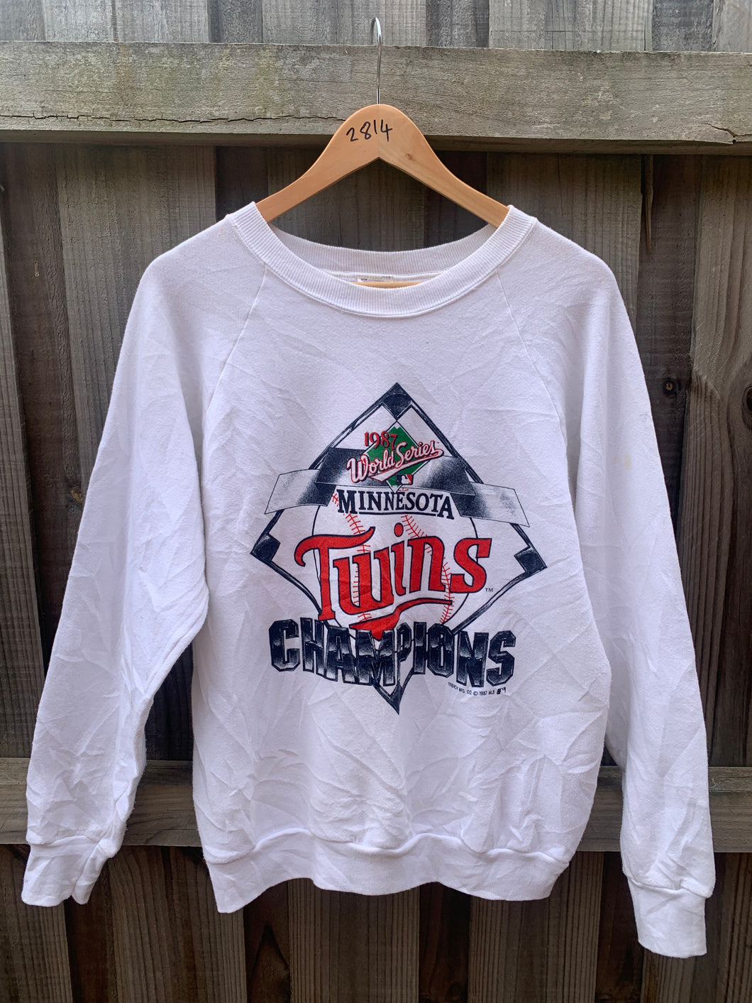 World Series 1987 Minnesota Twin Champions Vintage Sweater Mens (L)