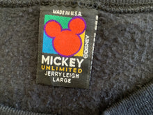 Load image into Gallery viewer, Disney Mickey Mouse ‘Love’ Mickey Unlimited Jerry Leigh Vintage Sweater Adult L
