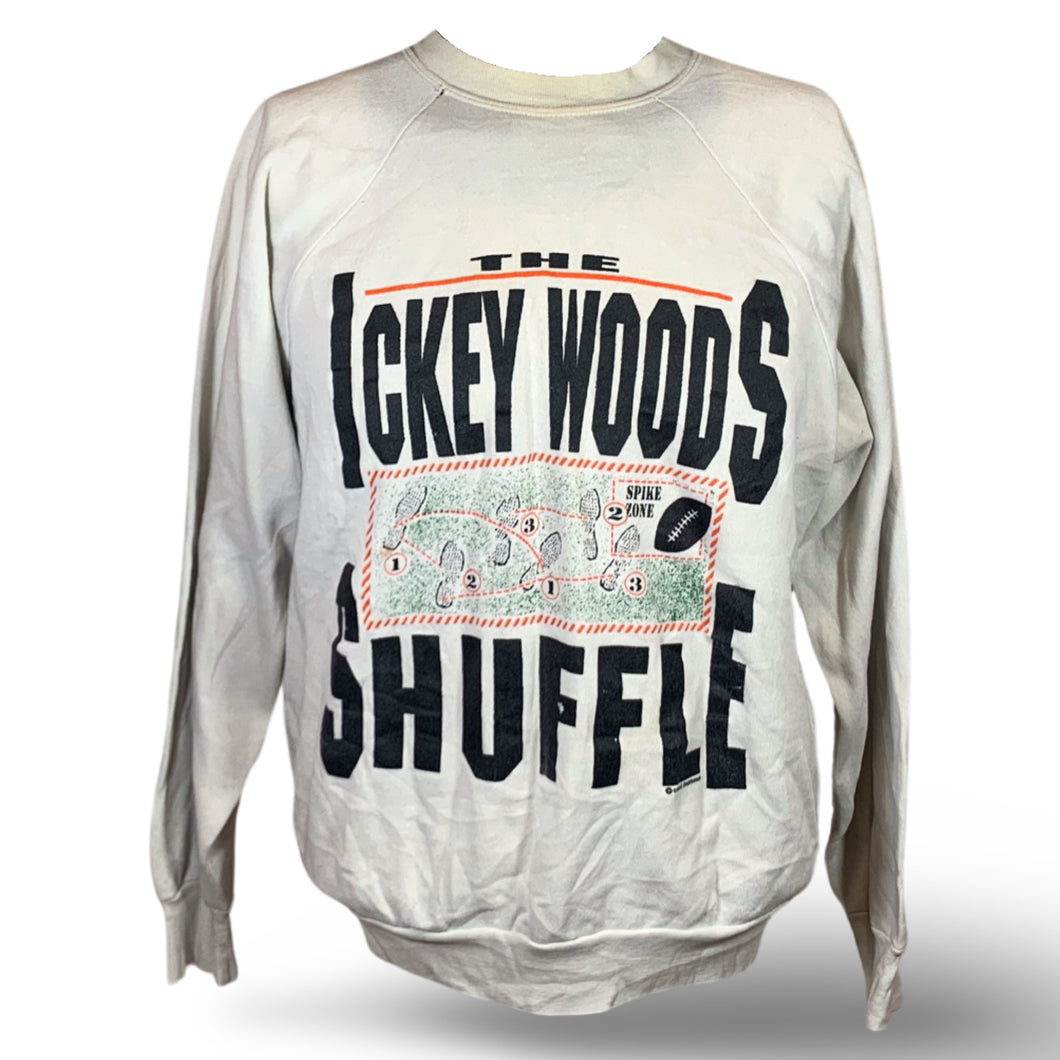 The Ickey Woods Shuffle Vintage Sweater Mens L